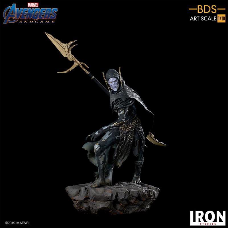 IRON STUDIOS : Avengers: Endgame - Corvus Glaive Black Order BDS Art Scale 1/10 Corvus10