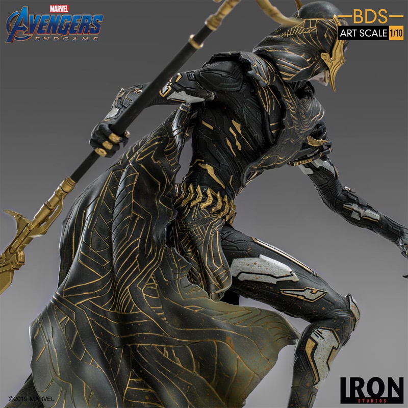 IRON STUDIOS : Avengers: Endgame - Corvus Glaive Black Order BDS Art Scale 1/10 Corvus18