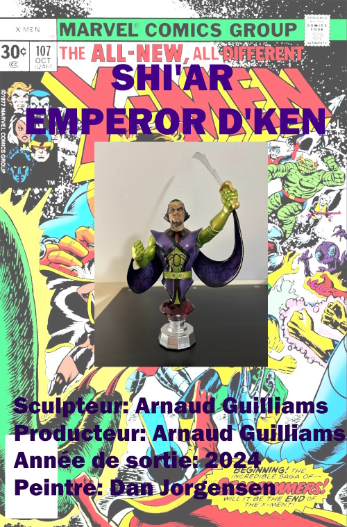 Shi'ar Emperor D'KEN - buste - Arnaud Guilliams D_ken_18