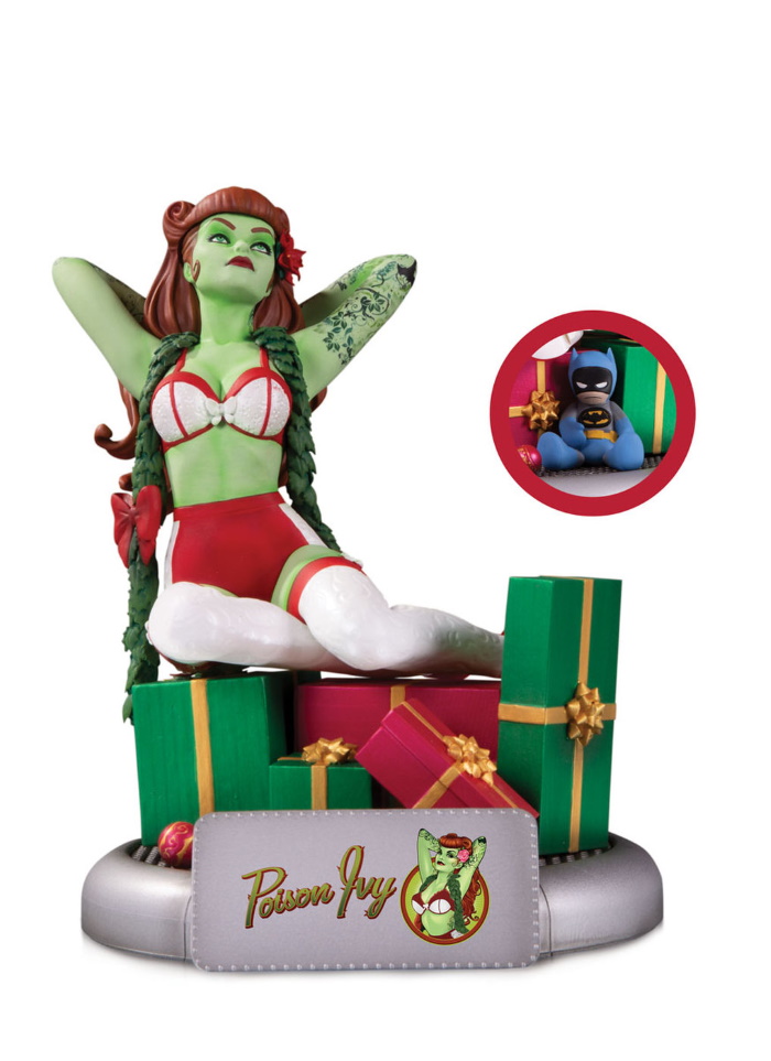 DC BOMBSHELLS: POISON IVY HOLIDAY VARIANT STATUE Dc-bom11