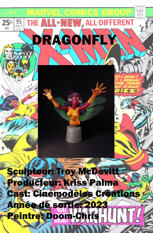 Ani-Men . Dragonfly - buste - Troy McDevitt Dragon62