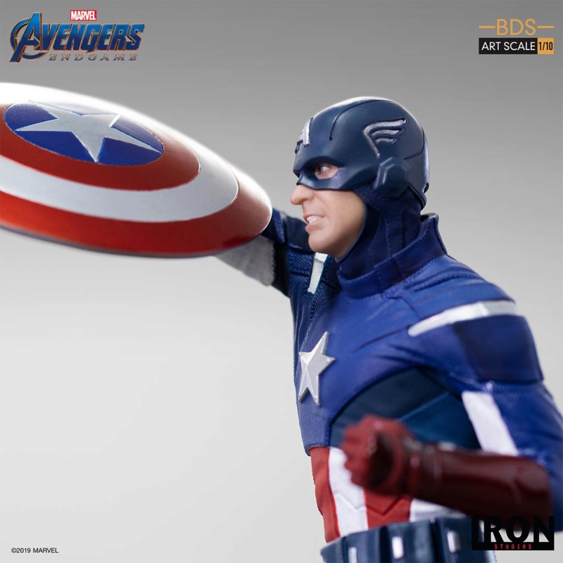 IRON STUDIOS : Avengers: Endgame – Captain America 2012 & 2023 BDS Art scale 1/10 Endgam29