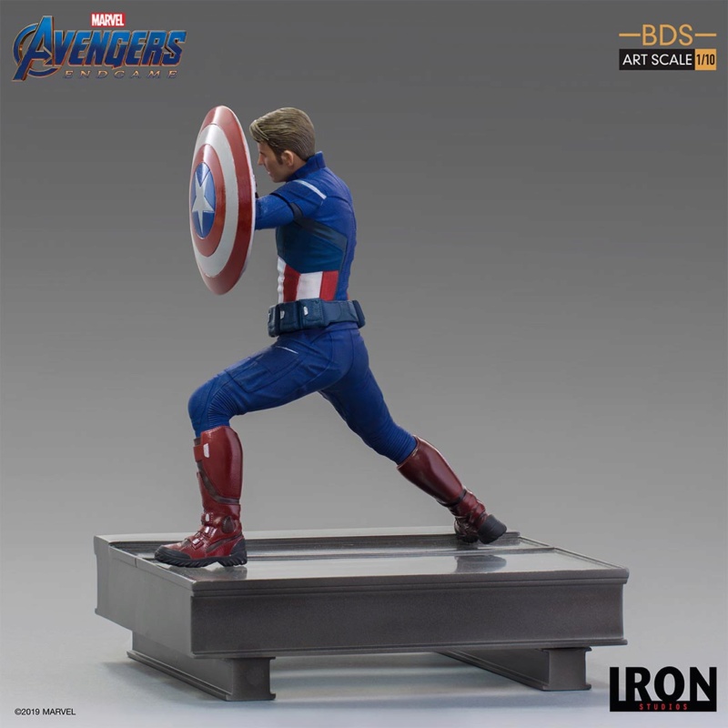 IRON STUDIOS : Avengers: Endgame – Captain America 2012 & 2023 BDS Art scale 1/10 Endgam35