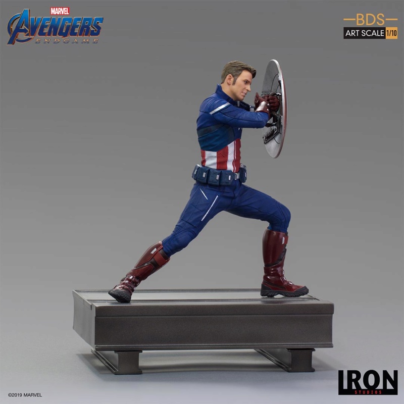 IRON STUDIOS : Avengers: Endgame – Captain America 2012 & 2023 BDS Art scale 1/10 Endgam37