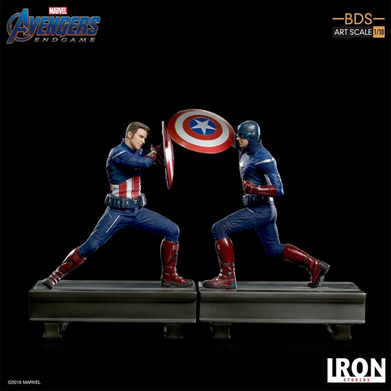 IRON STUDIOS : Avengers: Endgame – Captain America 2012 & 2023 BDS Art scale 1/10 Endgam43