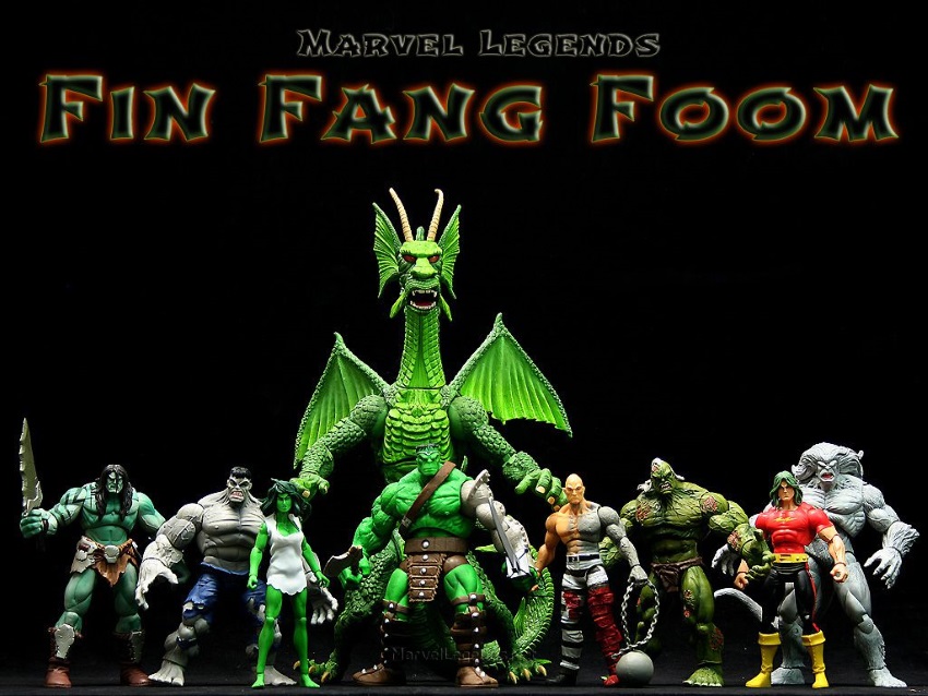 HASBRO : Marvel Legends - Fin Fang Foom BAF Series - 2008 Fin_fa10
