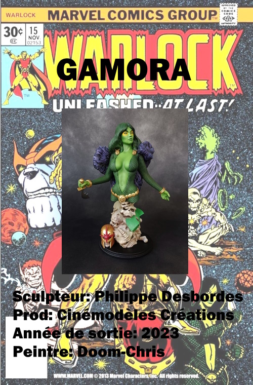 Gamora - buste - Philippe Desbordes Gamora15