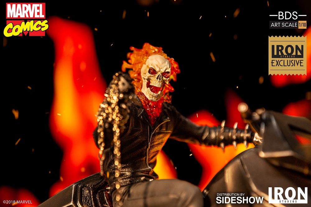 IRON STUDIOS : GHOST RIDER Art Scale 1:10 Battle Diorama Series Ghost_13