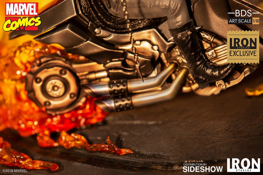 IRON STUDIOS : GHOST RIDER Art Scale 1:10 Battle Diorama Series Ghost_16