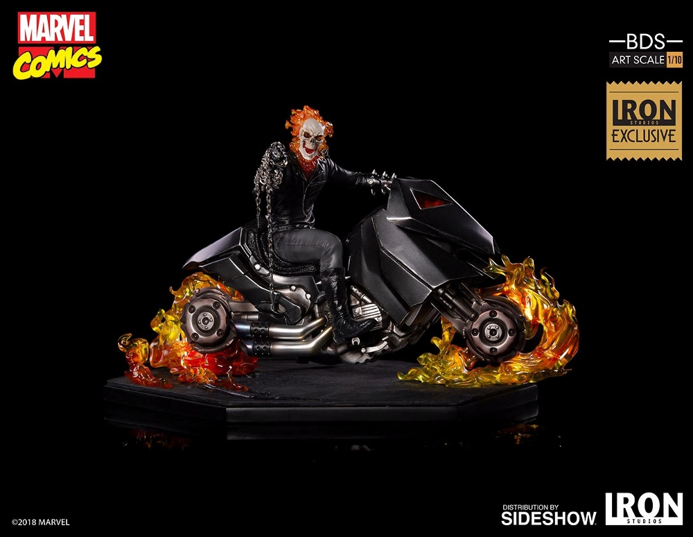 IRON STUDIOS : GHOST RIDER Art Scale 1:10 Battle Diorama Series Ghost_18