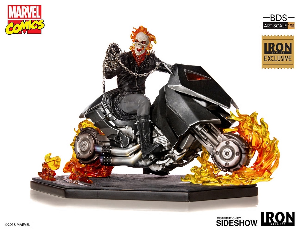 IRON STUDIOS : GHOST RIDER Art Scale 1:10 Battle Diorama Series Ghost_19