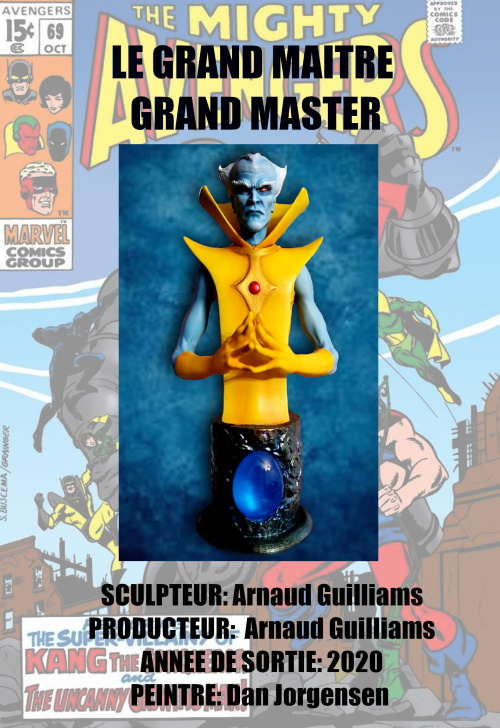 GrandMaster (the) "le Grand Maitre" - buste - Arnaud Guilliams Grandm10