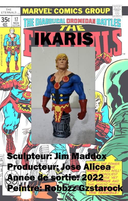 Eternals Ikaris - buste - Jim Maddox Ikaris10