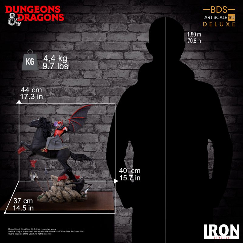 DONJONS & DRAGONS : Dungeons and Dragons Cartoon Series Venger Statue Iron-158