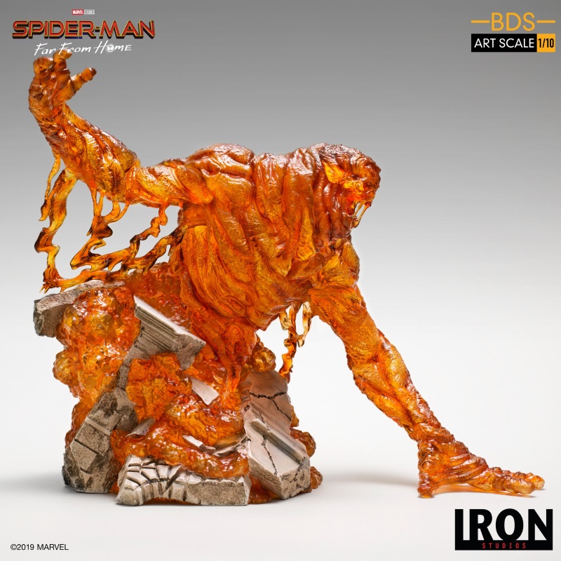 IRON STUDIOS : Spider-Man: Far From Home – Molten Man 1/10 scale Statue Iron-214