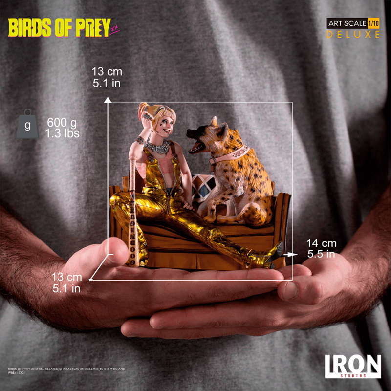 IRON STUDIOS : Birds of Prey – Harley Quinn 1/10 Art Scale Statue Iron-377