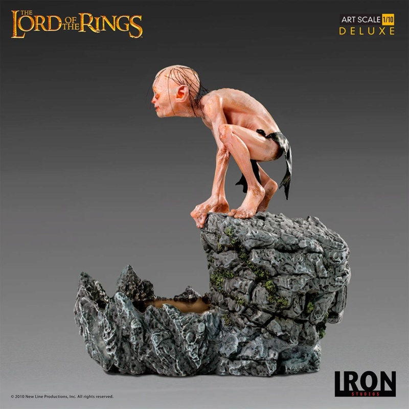 IRON STUDIOS : The Lord of the Rings – Gollum Deluxe 1/10 Art Scale Statue Iron-384