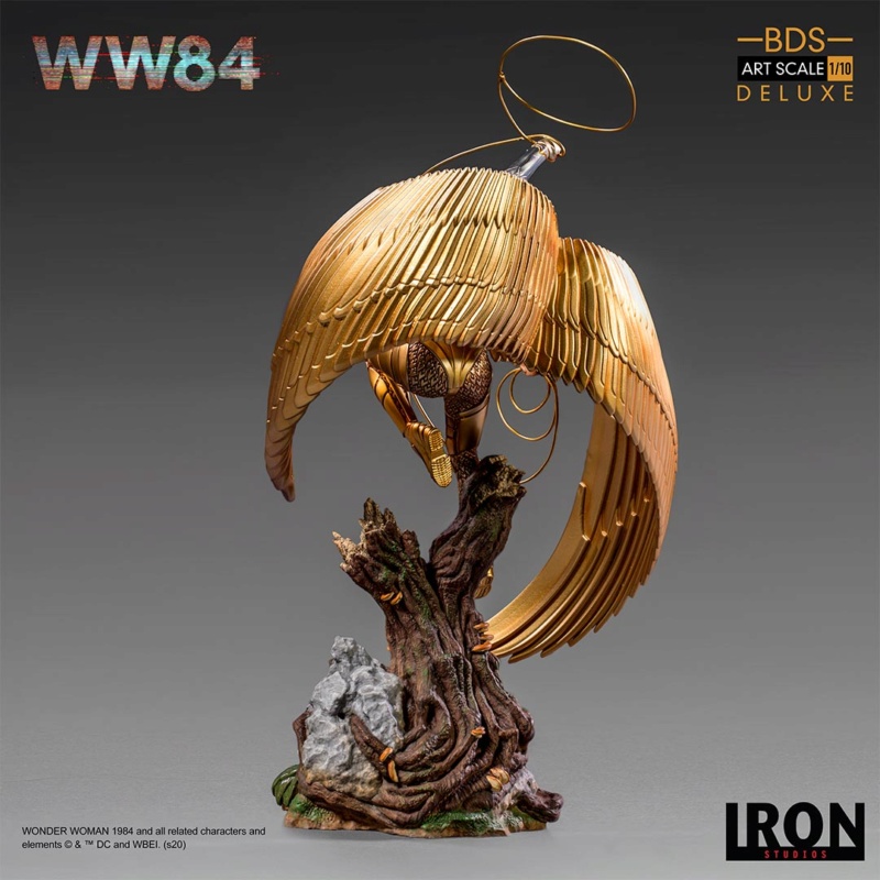IRON STUDIOS : Wonder Woman 1984 – Gold Armor Wonder Woman 1/10 Scale Statue Iron-394