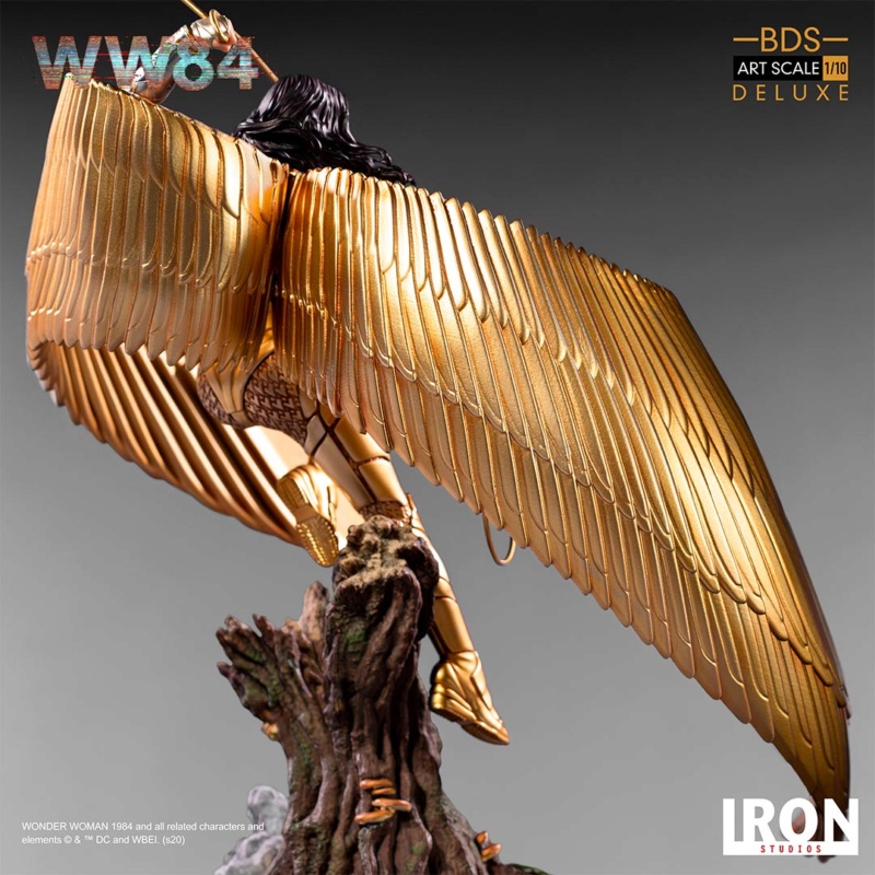 IRON STUDIOS : Wonder Woman 1984 – Gold Armor Wonder Woman 1/10 Scale Statue Iron-399