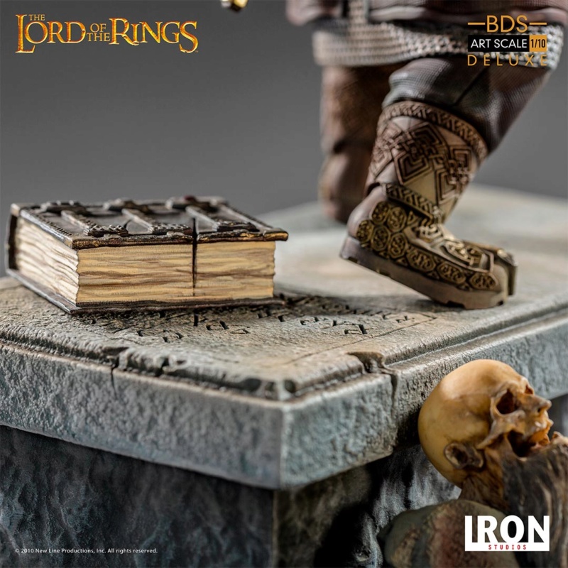 IRON STUDIOS : Lord of the Rings – Gimli 1/10 Scale Battle Diorama Series Statue Iron-450