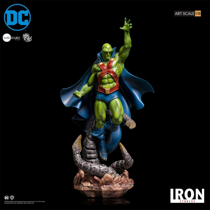 IRON STUDIOS : Martian Manhunter 1/10 Scale Statue Iron-480