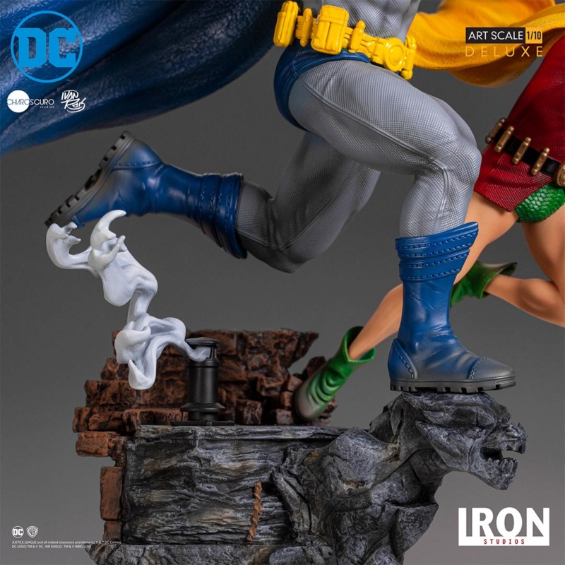 IRON STUDIOS : Batman and Robin Deluxe 1/10 Scale Statue Iron-499