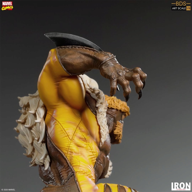 IRON STUDIOS : Sabretooth Battle Diorama Series Statue Iron-525