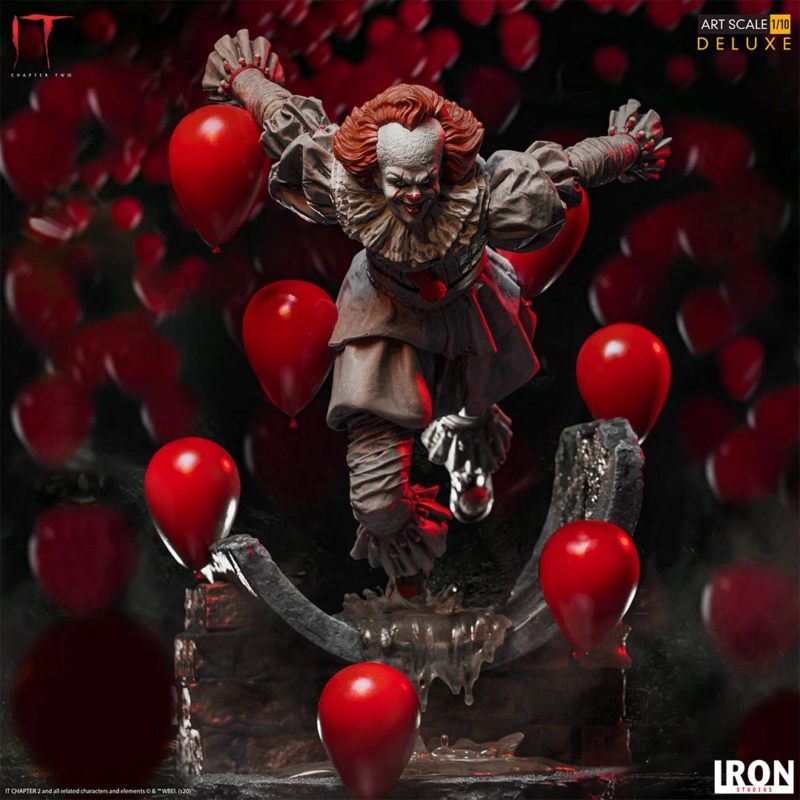 IRON STUDIOS : IT Chapter 2 – Pennywise Deluxe 1/10 Scale Statue Iron-560