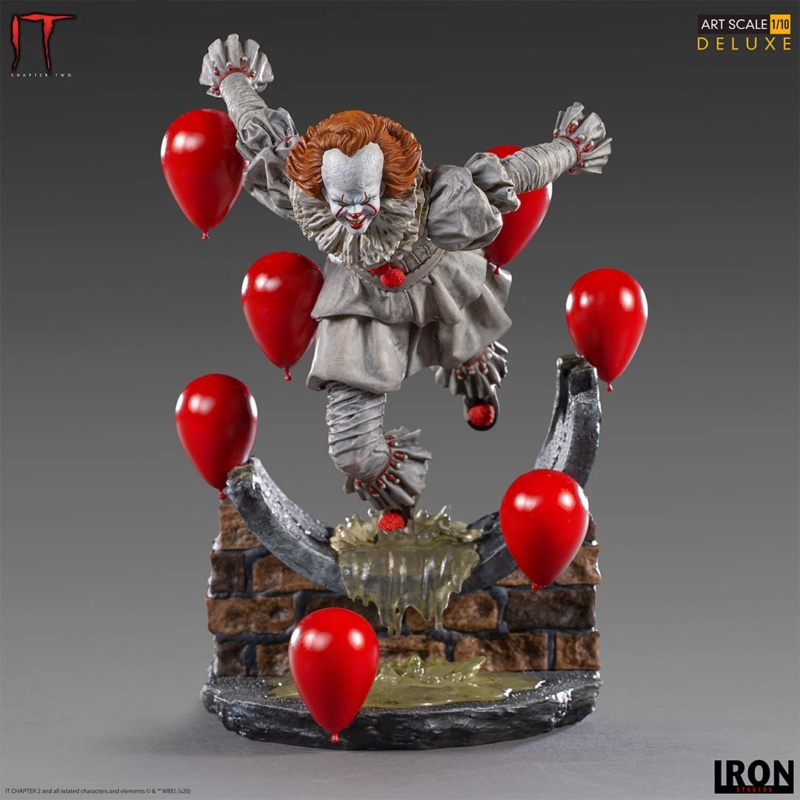 IRON STUDIOS : IT Chapter 2 – Pennywise Deluxe 1/10 Scale Statue Iron-561