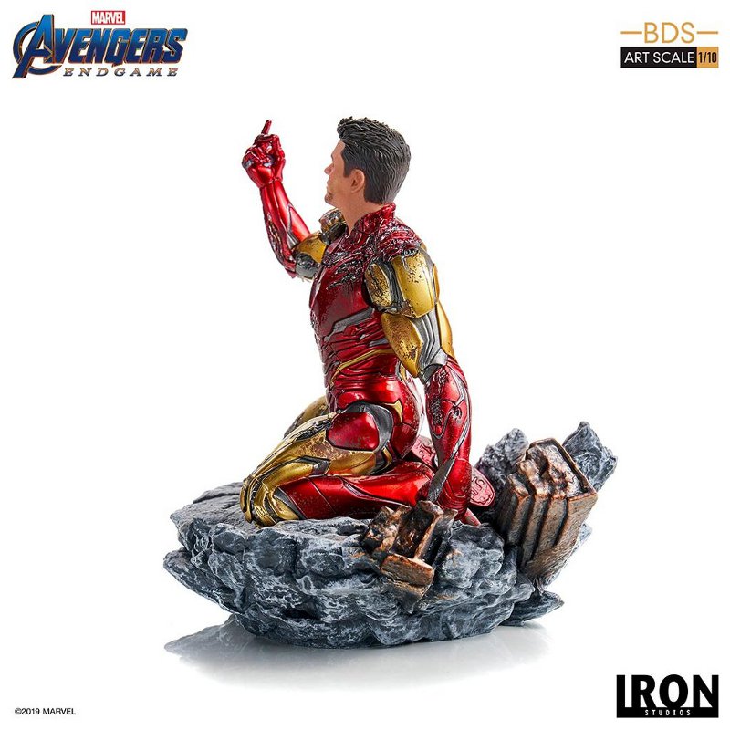 IRON STUDIOS : Avengers: Endgame – “I Am Iron Man” 1/10 Scale Battle Diorama Statue Iron-s67