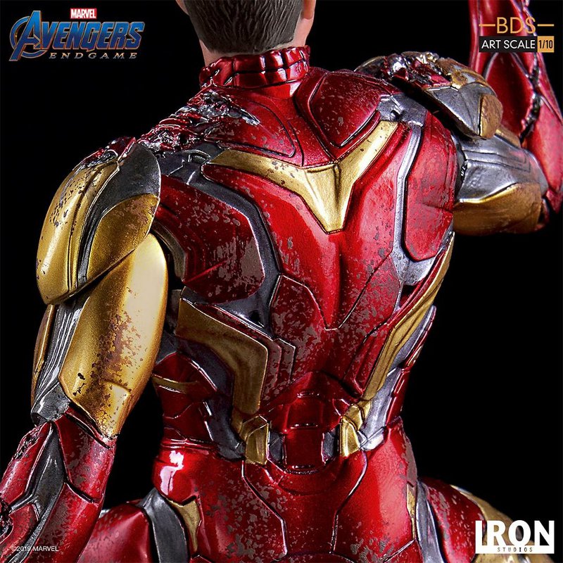 IRON STUDIOS : Avengers: Endgame – “I Am Iron Man” 1/10 Scale Battle Diorama Statue Iron-s74