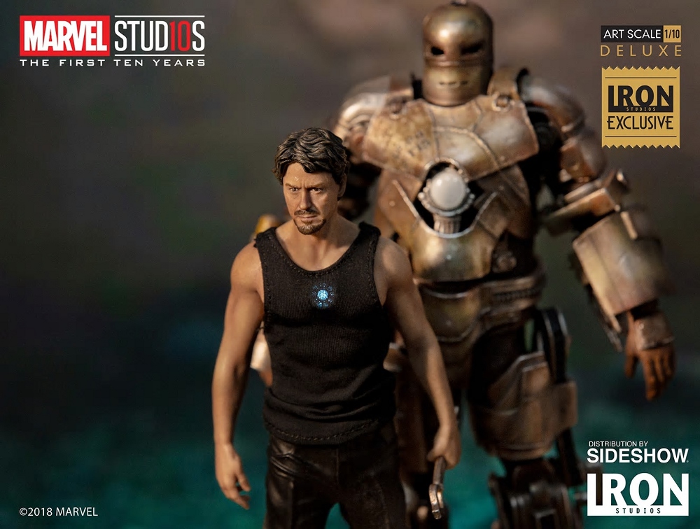 IRON STUDIOS : Iron Man Mark I and Tony Stark 1/10 exclusive statue Iron_m17