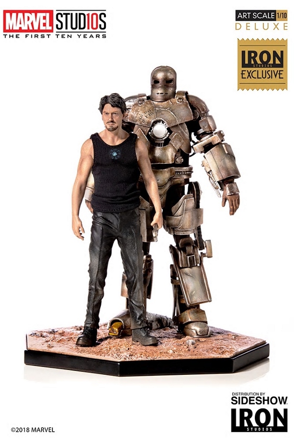 IRON STUDIOS : Iron Man Mark I and Tony Stark 1/10 exclusive statue Iron_m18