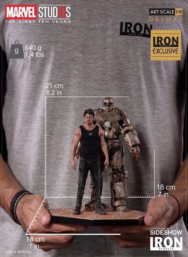 IRON STUDIOS : Iron Man Mark I and Tony Stark 1/10 exclusive statue Iron_m22