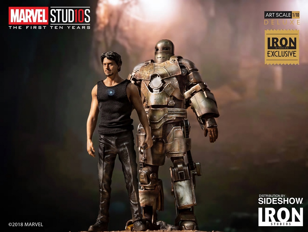 IRON STUDIOS : Iron Man Mark I and Tony Stark 1/10 exclusive statue Iron_m23