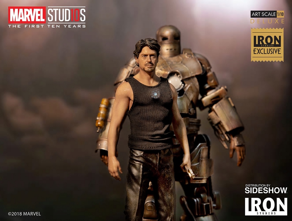 IRON STUDIOS : Iron Man Mark I and Tony Stark 1/10 exclusive statue Iron_m24