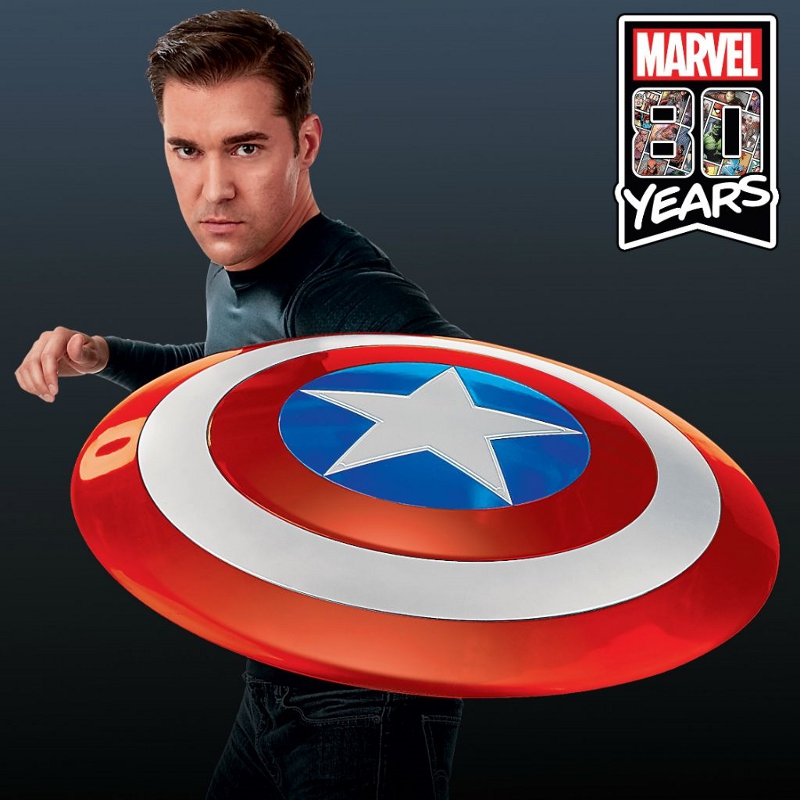 HASBRO : Marvel Legends – Life Size Captain America Shield Comic Prop Version Replica Marvel10