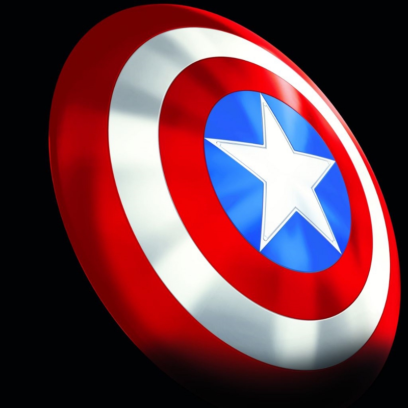 HASBRO : Marvel Legends – Life Size Captain America Shield Comic Prop Version Replica Marvel11