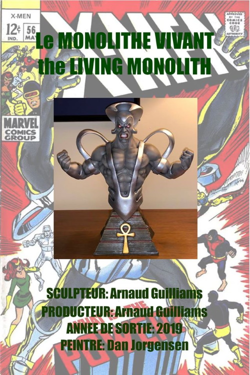 Living Monolith (le Monolithe Vivant) - buste - Arnaud Guilliams Monoli10