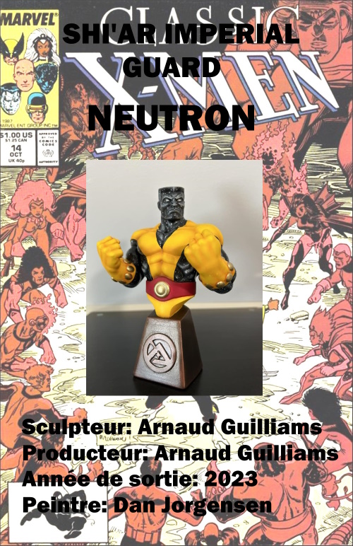 Garde Imperiale Shi'ar "Neutron" - buste - Arnaud Guilliams Neutro10