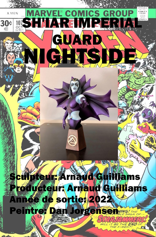 Garde Impériale Shi'ar "Nightside" - buste - Arnaud Guilliams Nights10