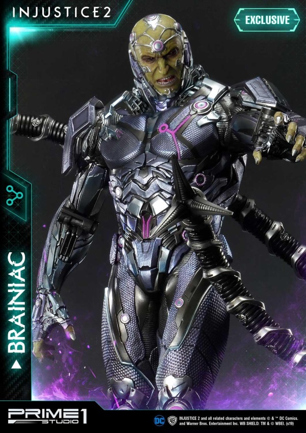 Injustice 2 – Brainiac 1/4 Scale Statue Prime114