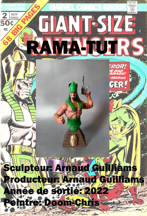 Rama-Tut - buste - Arnaud Guilliams Rama_t17