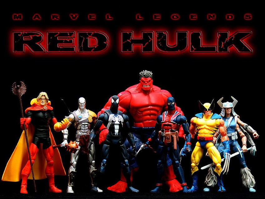 HASBRO : Marvel Legends - Red Hulk BAF Series - 2008 Red_hu10