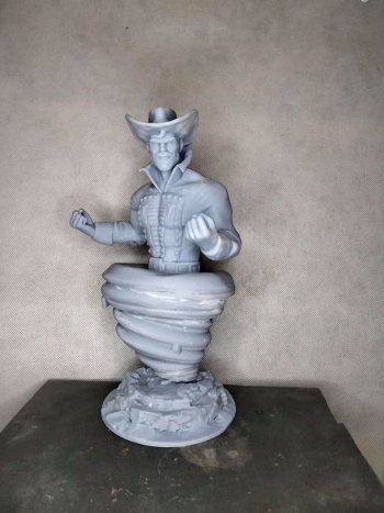 Texas Twister (la Tornade du Texas) - buste - Rocco Larocca Sculpt10