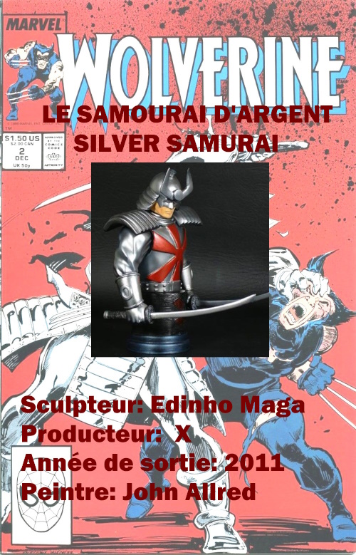 Samouraï d'Argent (Silver Samouraï) - Buste - Edinho Maga Silver92