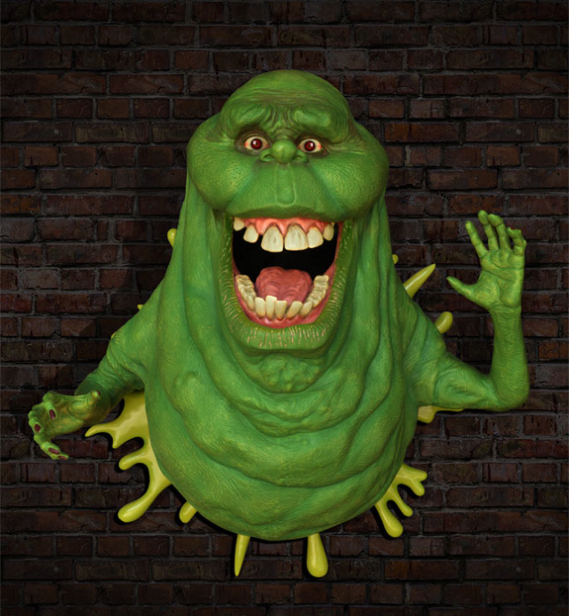 HCG - GHOSTBUSTERS : Lifesize Slimer Wall Sculpture Slimer13