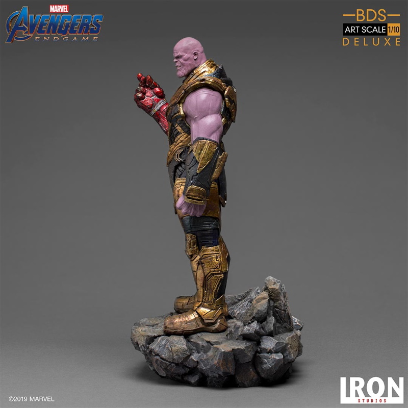 IRON STUDIOS : Avengers: Endgame  - Thanos Black Order Deluxe BDS Art Scale 1/10   Thano124