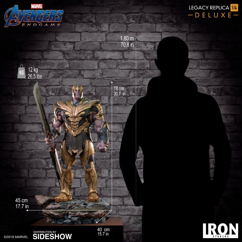 IRON STUDIOS : Avengers Endgame - Thanos (Deluxe) 1.4 statue Thanos35