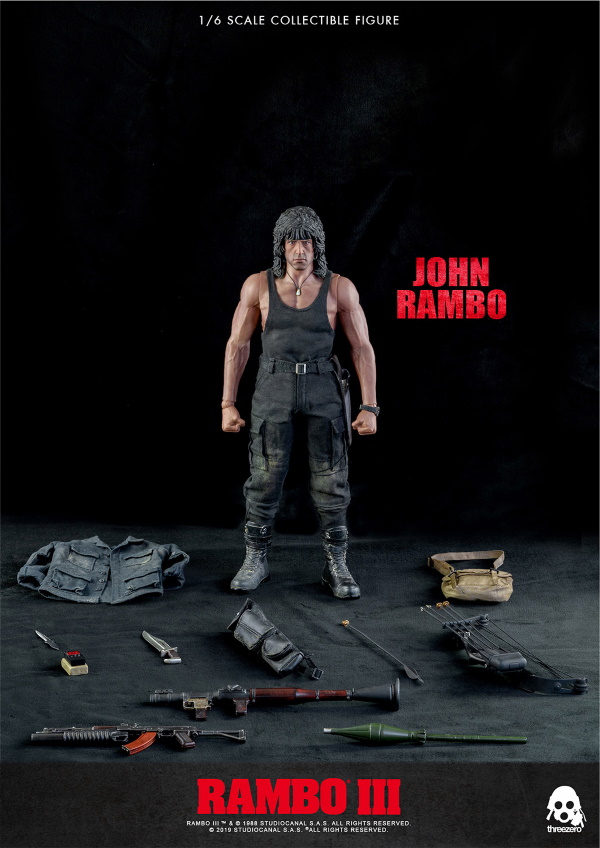 ThreeZero : Rambo III – John Rambo 1/6 Scale Figure Threez53